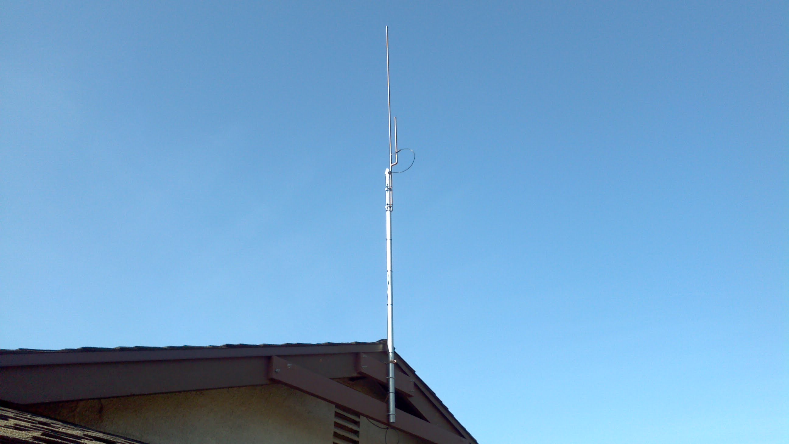 Copper J Pole Antenna KK6JYT Glendora, CA